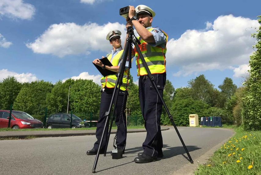 Geschwindigkeitskontrollen der Landeshauptstadt Düsseldorf